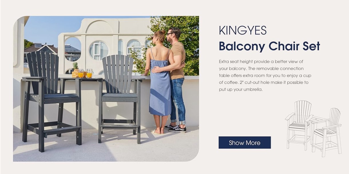 kingyes rocking chair